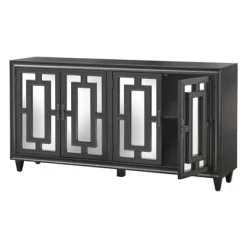 69" Lavoy Glass Mirrored Buffet Black - Lifestorey -Cozy Living Deals Store GUEST 8b23ea24 6146 4eb3 a020 2cc213da0428