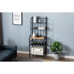Praha Bakers Rack Black - Boraam -Cozy Living Deals Store GUEST 8b24bc53 3d7e 4e0a a9b5 7e921f9b2be4