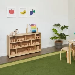 ECR4Kids Mobile Block Storage Cart, 38in, Classroom Furniture, Natural -Cozy Living Deals Store GUEST 8b93cc48 b837 4c68 9926 9cad355f912b