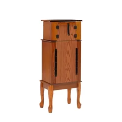 Marie Jewelry Armoire Oak - Powell Company -Cozy Living Deals Store GUEST 8bd5e431 2396 4b02 88e9 158668a5880b