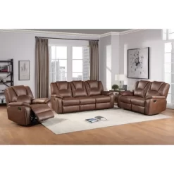 Katrine Manual Reclining Loveseat Brown - Steve Silver Co. -Cozy Living Deals Store GUEST 8c467a7b 6daf 407a b513 4b0860949713