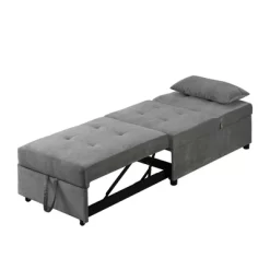 Pull Out Sleeper Sofa With Pillow - ModernLuxe