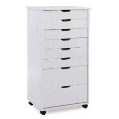 Cary 8 Drawer Rolling Storage Cart - Linon -Cozy Living Deals Store GUEST 8d4082ae afad 4118 9037 62697cb4d589