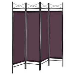 Costway 4 Panel Room Divider Privacy Screen Home Office Fabric Metal Frame -Cozy Living Deals Store GUEST 8da282ca b61d 41d6 9a50 7e9fd2c6ee38
