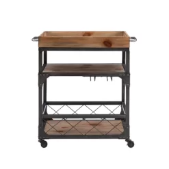 Collin Bar Cart Antique Bronze - Powell Company -Cozy Living Deals Store GUEST 8e72583f 4e02 4551 b8f6 d7818de07a4d