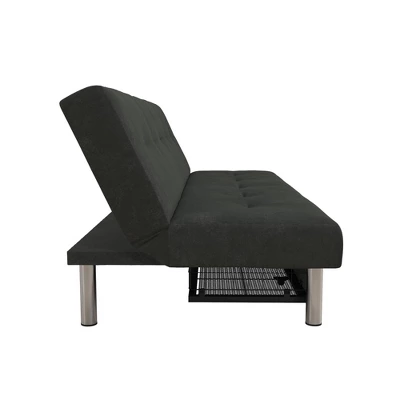 Saddie Futon With Storage Drawers Gray - Room & Joy 14 Saddie Futon With Storage Drawers Gray - Room & Joy - Image 14