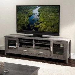 Hollywood TV Stand For TVs Up To 80" Dark Gray - CorLiving -Cozy Living Deals Store GUEST 8eb4f940 9147 4e83 9c10 cb1e9cdef942