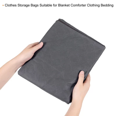 Unique Bargains Foldable Clothes Storage Bags With Reinforced Handle For Clothes Bedding Blankets 4 Unique Bargains Foldable Clothes Storage Bags With Reinforced Handle For Clothes Bedding Blankets - Image 4