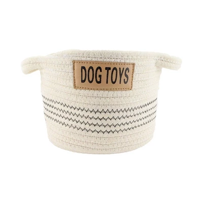 Midlee Dog Toy Rope Cotton Basket 7 Midlee Dog Toy Rope Cotton Basket - Image 7