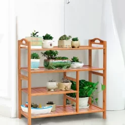 Costway 4 Tier Multifunction Bamboo Shoe Rack Boot Tower Shelf Storage Organizer Stand 13 Costway 4 Tier Multifunction Bamboo Shoe Rack Boot Tower Shelf Storage Organizer Stand -Cozy Living Deals Store GUEST 9002eb70 df63 42f9 ba6d 1d25ce49d169