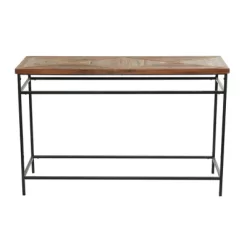 Rustic Metal Console Table Brown - Olivia & May -Cozy Living Deals Store GUEST 9016d047 b609 457c 8a68 183118adb0eb