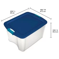 Sterilite 18 Gallon Stackable Latch And Carry Plastic Storage Container With Indexed Lids For Home, Office, Closet, Playroom, & Garage -Cozy Living Deals Store GUEST 902d08ca 7be1 4eae a8ef 672a3a3ea2e9