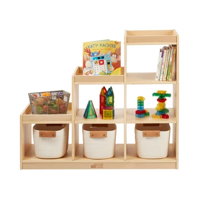 ECR4Kids 3-2-1 Cube Storage Cabinet, Children's Furniture 2 ECR4Kids 3-2-1 Cube Storage Cabinet, Children's Furniture - Image 2