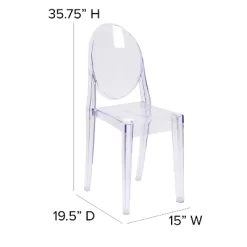 Emma And Oliver Ghost Side Chair In Transparent Crystal -Cozy Living Deals Store GUEST 920d579f 0c5e 45eb 9ffb 73daeb16ef14