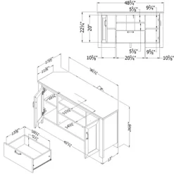 Lionel Corner TV Stand For TVs Up To 48" - South Shore -Cozy Living Deals Store GUEST 92b0e87b f114 4929 91ba b1f2a4bba8d3