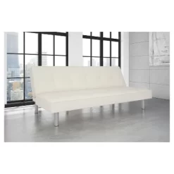 Naomie Futon Sofa Bed White - Room & Joy -Cozy Living Deals Store GUEST 932cf05c d52f 41e2 8998 b435a5040c48