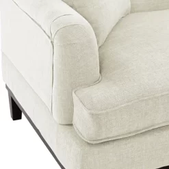 81.8" Upholstered Country Loveseat Sofa With Wooden Legs And Two Throw Pillows-ModernLuxe -Cozy Living Deals Store GUEST 936b0f8e cb21 4b02 bd11 c0edcaefb872