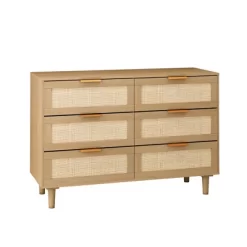 43.31" 6-Drawer Rattan Dresser For Living Room And Bedroom - ModernLuxe 12 43.31" 6-Drawer Rattan Dresser For Living Room And Bedroom - ModernLuxe -Cozy Living Deals Store GUEST 938af7fc 3b13 4c05 8770 7e2c44b32b1c