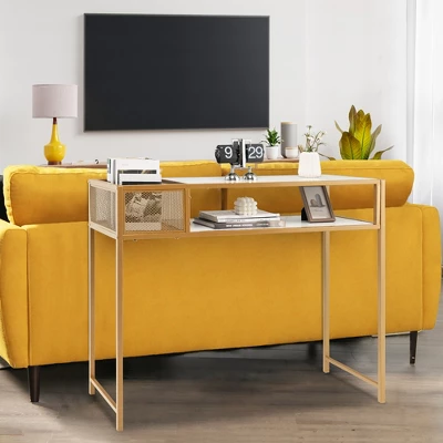 Costway Console Entryway Table Long Couch Side Table Narrow For Hallway, Living Room 1 Costway Console Entryway Table Long Couch Side Table Narrow For Hallway, Living Room