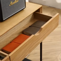 Freya 47.24" Length 2 Slide-out Drawers Entryway Rectangle Storage Console Table With Carbon Steel-Maison Boucle -Cozy Living Deals Store GUEST 9531ed5d f76f 4cdc 9a92 14bee7fbbb6b