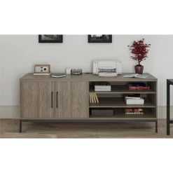 Somerton Credenza TV Stand For TVs Up To 70" Light Brown Oak - Room & Joy -Cozy Living Deals Store GUEST 962e5f38 20f5 4fab af99 dce241228827