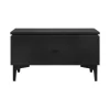 Legend 1 Drawer Nightstand Black - Armen Living