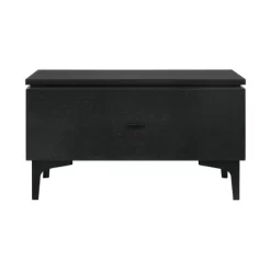 Legend 1 Drawer Nightstand Black - Armen Living