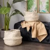 2pk Wood Natural Storage Baskets Brown - Olivia & May