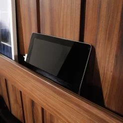 Queen Vista Key Headboard Blaze Acacia - Sauder