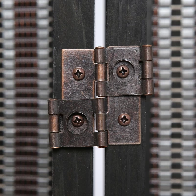 Legacy Decor Room Divider Wood And Bamboo Weave 1 Legacy Decor Room Divider Wood And Bamboo Weave