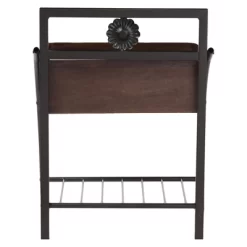 Jevenci Vintage Antique Dark Bronze Metal And Wood 1-Drawer Nightstand - Walnut - Baxton Studio 7 Jevenci Vintage Antique Dark Bronze Metal And Wood 1-Drawer Nightstand - Walnut - Baxton Studio -Cozy Living Deals Store GUEST 975c83e5 4e7f 4ecb b3a8 aeac51060e43