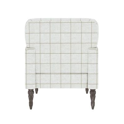 Everlee Armchair With Gray Wash Legs - Handy Living 5 Everlee Armchair With Gray Wash Legs - Handy Living - Image 5