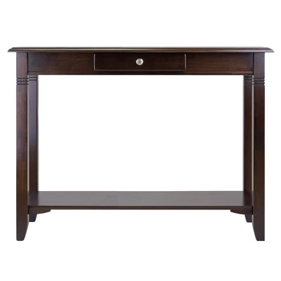 Nolan Console Table With Drawer Cappuccino - Winsome 2 Nolan Console Table With Drawer Cappuccino - Winsome - Image 2