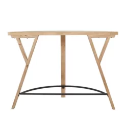 Modern Farmhouse Wood Console Table Brown - Olivia & May -Cozy Living Deals Store GUEST 9985eb42 ebbb 4554 bb1b 9447e2b917e4