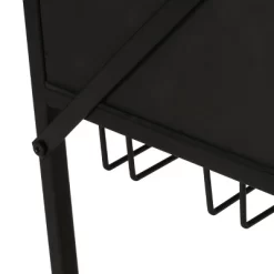 Boster Boho Industrial 8 Bottle Wine Rack Console Table With Storage Natural/Black - Christopher Knight Home -Cozy Living Deals Store GUEST 9a0a474a bfbb 4725 a4ba 9e1c0876dc60