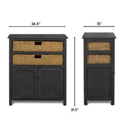 Elmhurst Cabinet Black And Weathered - ClickDecor -Cozy Living Deals Store GUEST 9bd7816c e882 48a9 abac bb07ece99e3f