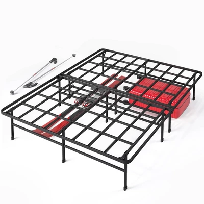 Premium Bed With SmartBase Platform Frame Black - Zinus 6 Premium Bed With SmartBase Platform Frame Black - Zinus - Image 6