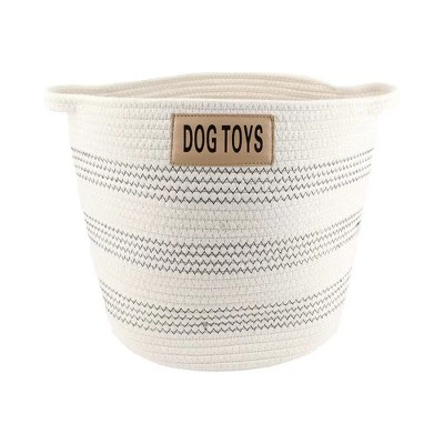 Midlee Dog Toy Rope Cotton Basket 6 Midlee Dog Toy Rope Cotton Basket - Image 6