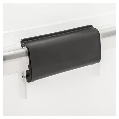 IRIS 62qt WeatherPro Plastic Storage Bin Clear 4 IRIS 62qt WeatherPro Plastic Storage Bin Clear - Image 4