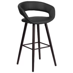 Merrick Lane Wood Ultramodern Bar Counter Stool With Upholstered Seat -Cozy Living Deals Store GUEST 9d17850d cccc 4a43 b121 13e117bb840e