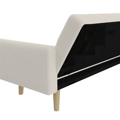 Benedict Wooden Futon Ivory - Room & Joy 9 Benedict Wooden Futon Ivory - Room & Joy - Image 9