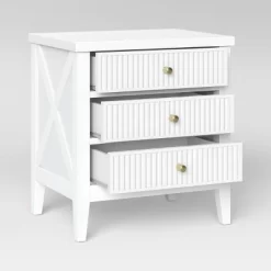 Wrentham Beadboard Farmhouse 3 Drawer Nightstand White - Threshold™ 7 Wrentham Beadboard Farmhouse 3 Drawer Nightstand White - Threshold™ -Cozy Living Deals Store GUEST 9ed7fc48 a90d 4ecd 8fe5 c020545e0a69