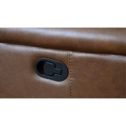 Gilbert Leather Manual Reclining Loveseat Brown - Abbyson Living -Cozy Living Deals Store GUEST 9f891ba4 a855 4b87 89fc 3116a2897213