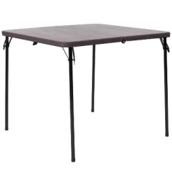 Flash Furniture 2.83-Foot Square Bi-Fold Plastic Folding Table With Carrying Handle 23 Flash Furniture 2.83-Foot Square Bi-Fold Plastic Folding Table With Carrying Handle -Cozy Living Deals Store GUEST 9f98358d f3cd 4f4b b42d d1f68395793a