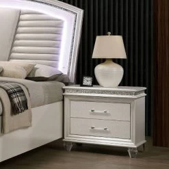 3pc California King Granite Bedroom Set With Nightstand And Chest Pearl White - HOMES: Inside + Out -Cozy Living Deals Store GUEST 9fad3516 e8b4 4416 be36 998177ab3706