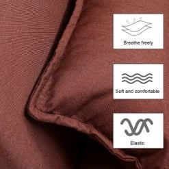 Costway Convertible Sofa Bed Folding Arm Chair Sleeper Leisure Recliner-Brown -Cozy Living Deals Store GUEST 9fd50761 5818 493e b04c 5c5896f33ec8