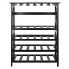 Rio 24 Bottles Wine Rack Wood/Espresso - Winsome
