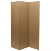 6' Cardboard Room Divider 3 Panel - Oriental Furniture