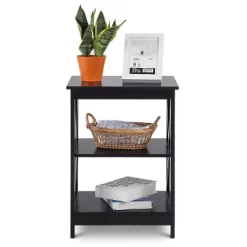 Costway 3-Tier Nightstand End Table Storage Display Shelf Living Room Furniture Black 13 Costway 3-Tier Nightstand End Table Storage Display Shelf Living Room Furniture Black -Cozy Living Deals Store GUEST a1132e62 6a66 4934 a330 cf151dbdb6d4