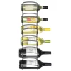 MDesign Modern Decorative Metal Wine Bottle Storage Organizer Rack